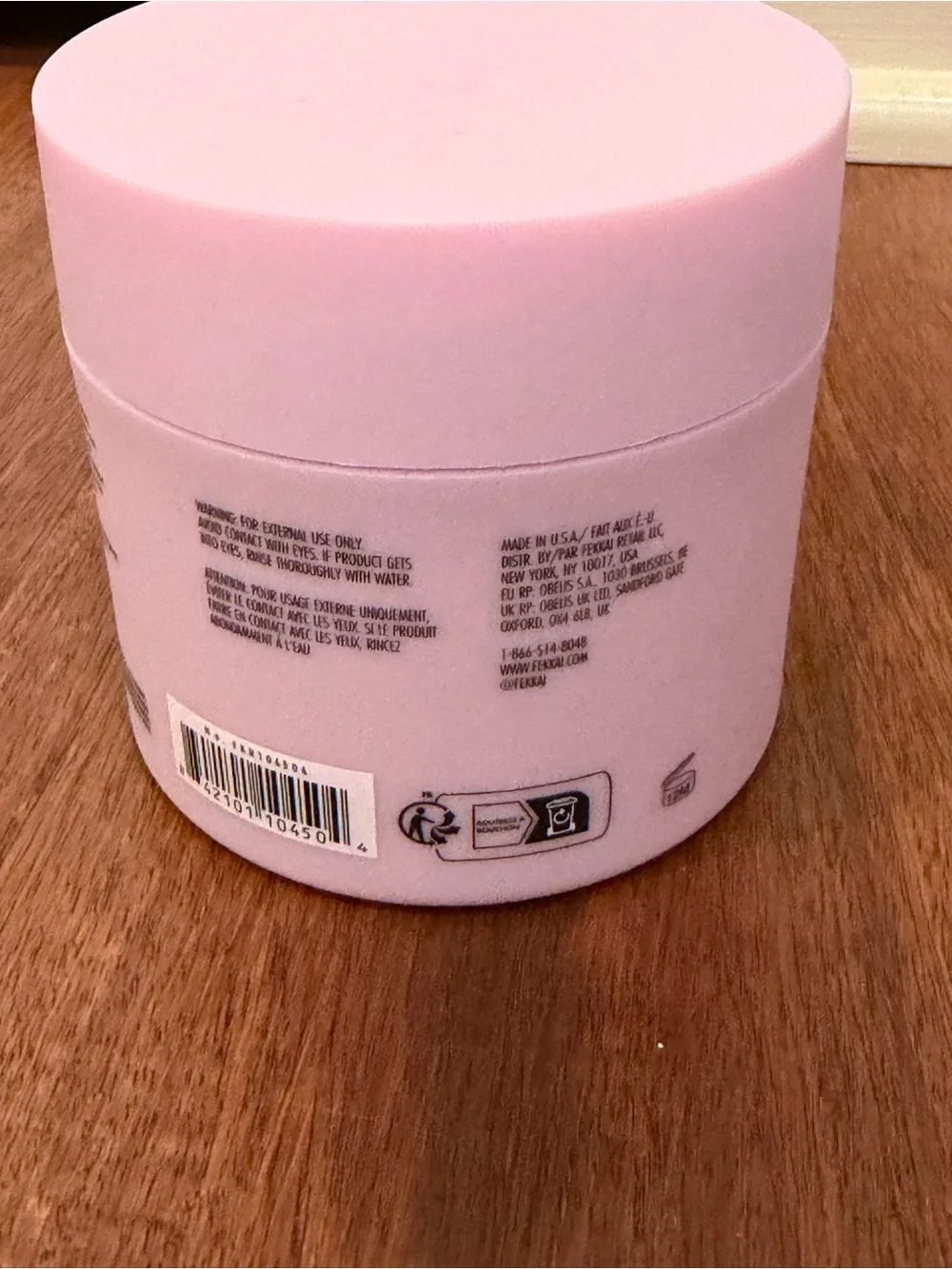 Fekkai Blonde Rx Anti-Brass Repair Mask — Light Pink Jar